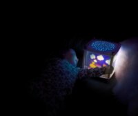 Trousselier Az utazóvonat éjszakai fény zenével