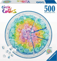 Ravensburger Rainbow Cake - 500 darabos puzzle