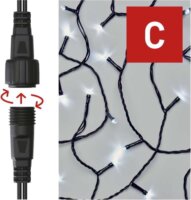 Emos D1AC03 Kül-/Beltéri LED fényfüzér 10m - Hideg fehér