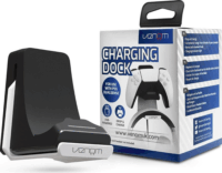 Venom VS5018 PS5 Headset tartó állvány és kontroller Töltő állomás - Fehér