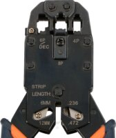 ExtraLink EX.9694 Univerzális moduláris RJ45/RJ12/RJ11 krimpelő fogó