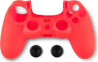 Spartan Gear PS4 Controller Szilikon Markolat és Thumbgrips védőburkolat - Piros