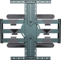 Gembird WM-80STR-01 40"-80" LCD TV/Monitor fali tartó - Fekete (1 kijelző)
