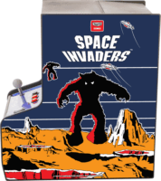 My Arcade Space Invaders Micro Player Arcade 6.75" hordozható Retro Játékkonzol