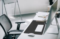 Durable 530 x 400mm Asztali könyöklő - Fekete