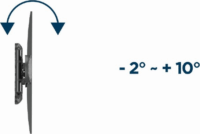 Gembird WM-58ST-01 32"-58" LCD TV/Monitor fali tartó - Fekete (1 kijelző)