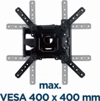 Gembird WM-55ST-01 32"-55" LCD TV/Monitor fali tartó - Fekete (1 kijelző)