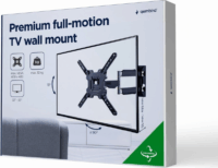 Gembird WM-55ST-01 32"-55" LCD TV/Monitor fali tartó - Fekete (1 kijelző)