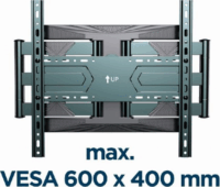 Gembird WM-80ST-01 37"-80" LCD TV/Monitor fali tartó - Fekete (1 kijelző)