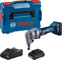 Bosch GNA 18V-16 E Professional Akkumulátoros folyamatos lyukasztó + 2 x 4.0Ah Akkumulátor + Gyorstöltő
