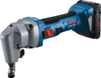 Bosch GNA 18V-16 E Professional Akkumulátoros folyamatos lyukasztó + 2 x 4.0Ah Akkumulátor + Gyorstöltő