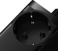 Baseus GaN3 Pro Elosztó 1 aljzatos + 2x USB-A + 2x USB-C 1m - Fekete