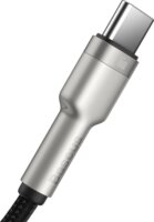 Baseus Cafule USB-A apa - USB-C apa Adat és töltő kábel - Fekete (0.25m)