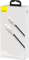 Baseus Cafule USB-A apa - USB-C apa Adat és töltő kábel - Fekete (0.25m)