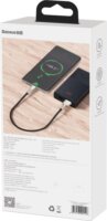 Baseus Cafule USB-A apa - USB-C apa Adat és töltő kábel - Fekete (0.25m)