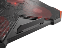 Genesis Oxid 260 17.3" Laptop hűtőpad - Fekete/Piros