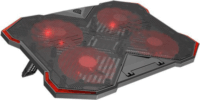 Genesis Oxid 260 17.3" Laptop hűtőpad - Fekete/Piros