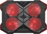 Genesis Oxid 260 17.3" Laptop hűtőpad - Fekete/Piros