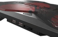Genesis Oxid 260 17.3" Laptop hűtőpad - Fekete/Piros
