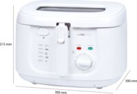 Clatronic FR 3771 2.5L Olajsütő - Fehér