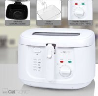 Clatronic FR 3771 2.5L Olajsütő - Fehér