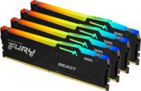 Kingston 64GB / 6000 Fury Beast RGB DDR5 RAM KIT (4x16GB)
