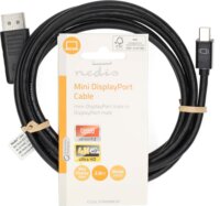 Nedis DisplayPort 1.2 - Mini DisplayPort Kábel 2m - Fekete