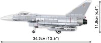 Cobi Eurofighter repülőgép 644 darabos építő készlet
