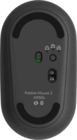 Logitech Pebble Mouse 2 M350S Wireless Egér - Grafitszürke