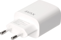 Avax Speedy USB / Type C Hálózati töltő - Fehér