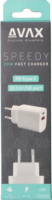 Avax Speedy USB / Type C Hálózati töltő - Fehér