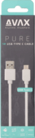Avax Pure USB A - USB C adat és töltőkábel 1m