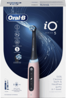 Oral-B iO Series 5 Magnetikus Elektromos fogkefe tokkal - Rózsaszín/Fekete