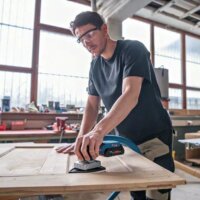 Bosch GSS 18V-13 Professional Solo Akkumulátoros rezgőcsiszoló (Akku és töltő nélkül)