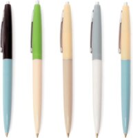 Kikkerland Retro Nyomógombos golyóstoll készlet (5 darabos)