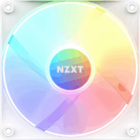NZXT F120 120mm PWM RGB Rendszerhűtő - Fehér