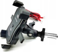 Freedconn MC1W Mobiltelefon Motorbiciklis tartó/töltő - Fekete