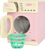 Casdon: Elektromos játék mosógép kiegészítőkkel - Rózsaszín