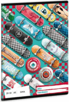 Ars Una Rollin Mania 32 lapos A5 sima füzet - Mintás