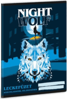 Ars Una Nightwolf 38 lapos A5 leckefüzet - Mintás