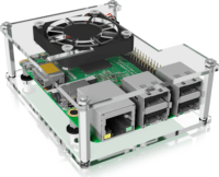 Icy Box IB-RP106 Raspberry Pi Számítógépház - Átlátszó