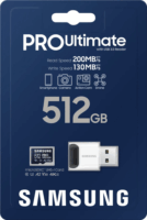 Samsung 512GB Pro Ultimate microSDXC UHS-I CL10 Memóriakártya + Kártyaolvasó