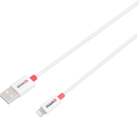 Skross USB-TO-LIGHT USB-A apa - Lightning apa 2.0 Adat és töltőkábel - Fehér (1.2m)
