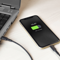 ACT AC3095 USB-C apa - Lightning apa 2.0 Adat és töltőkábel - Fekete (1m)