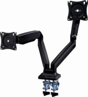 Gembird MA-DA2-03 17"-35" LCD TV/Monitor asztali tartó kar - Fekete (2 kijelző)