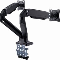 Gembird MA-DA2-03 17"-35" LCD TV/Monitor asztali tartó kar - Fekete (2 kijelző)
