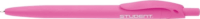 ICO Pink Student Nyomógombos golyóstoll - 0.7mm / Kék