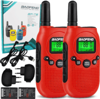 Baofeng T6 Panda Walkie Talkie - Piros