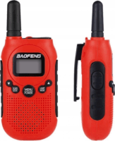 Baofeng T6 Panda Walkie Talkie - Piros