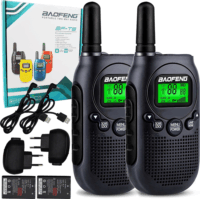 Baofeng T6 Panda Walkie Talkie - Fekete